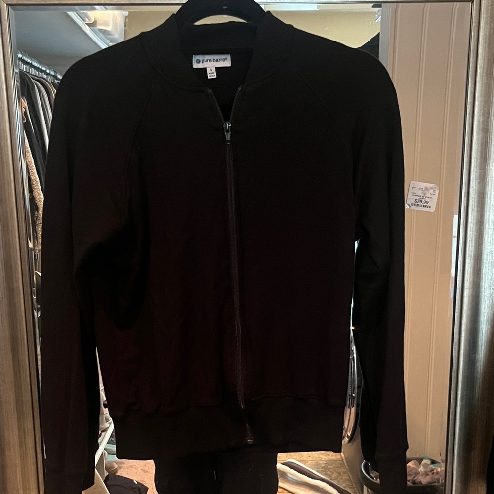 Pure Barre Classic Black track Jacket